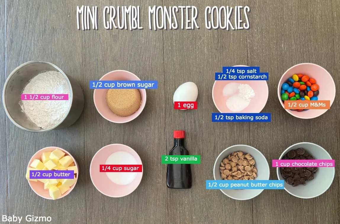 Crumbl Monster Cookie Ingredients