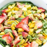 Strawberry Mango Spinach Salad
