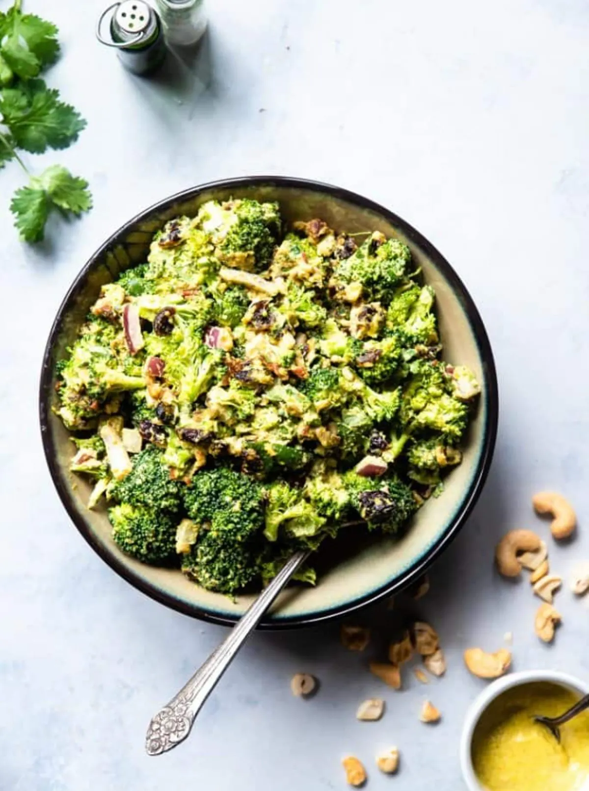 Vegan Paleo Broccoli Cashew Salad