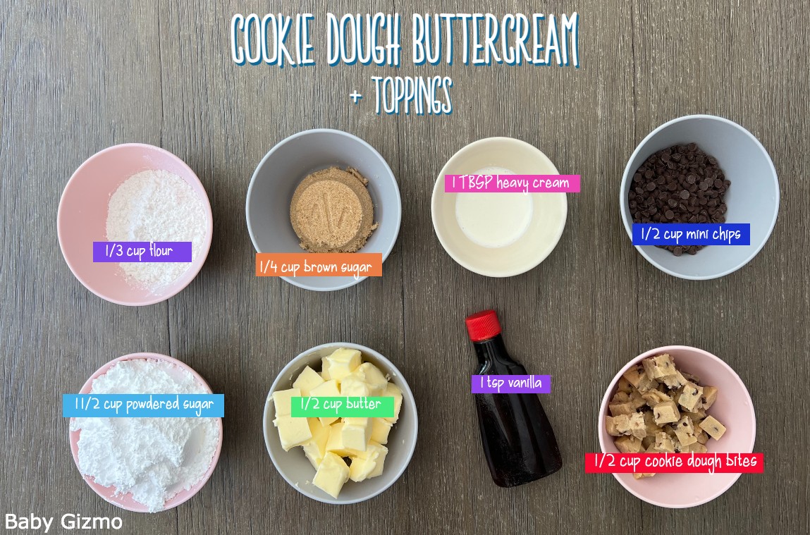 cookie dough buttercream