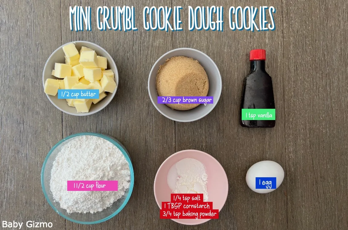 Cookie Dough Cookie Ingredients