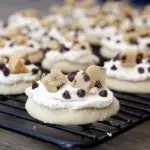 Cookie Dough Cookies on Cooling Rack