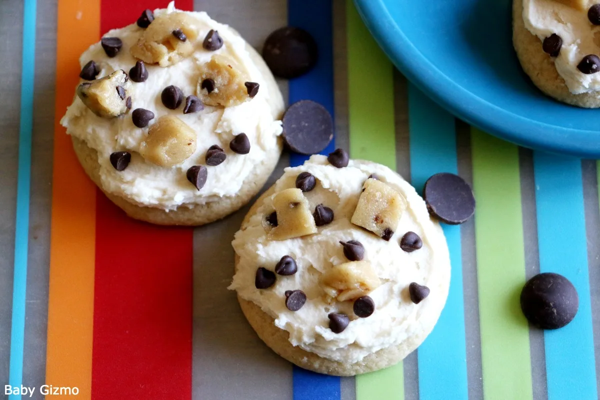 Two Cookie dough Cookies