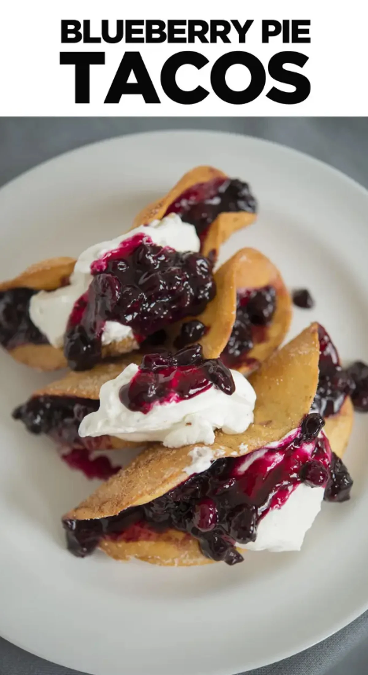 Blueberry Pie Tacos