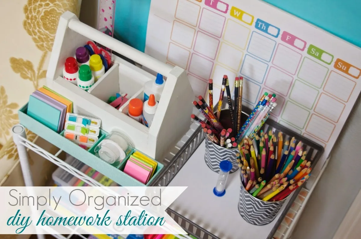 DIY Homework Station