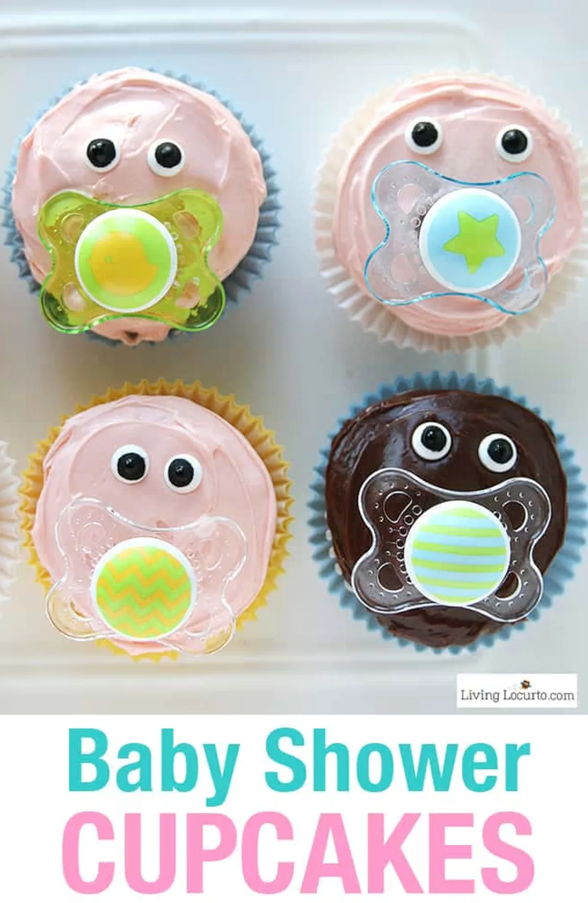 baby shower cupcakes