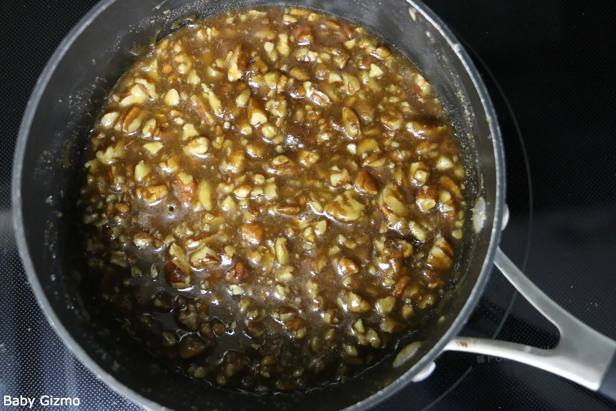 Pecan Pie Filling melted