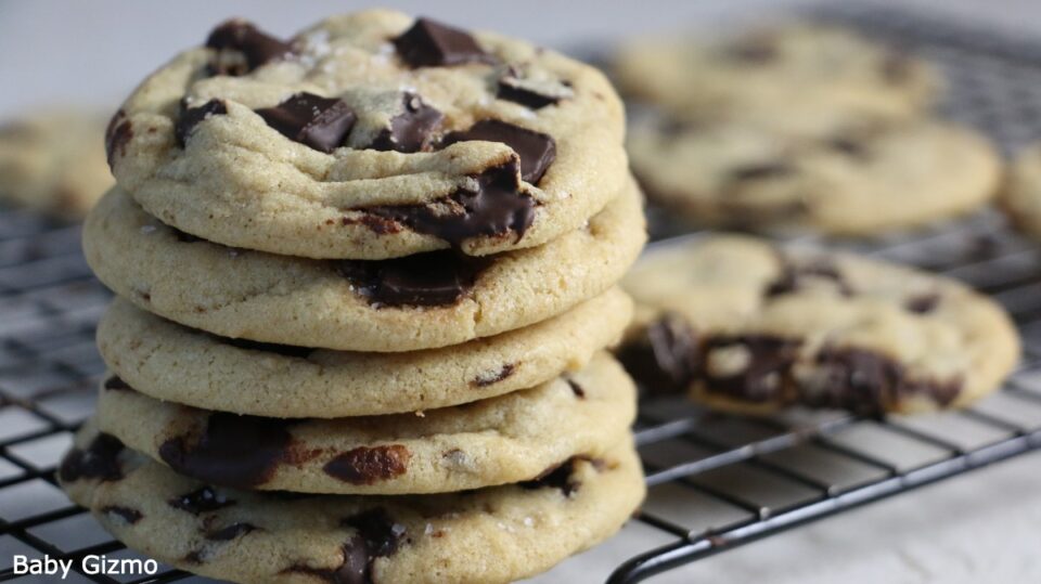 Salted Brown Butter Chocolate Chunk Cookies Baby Gizmo