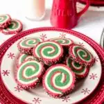 Christmas Pinwheel Cookies