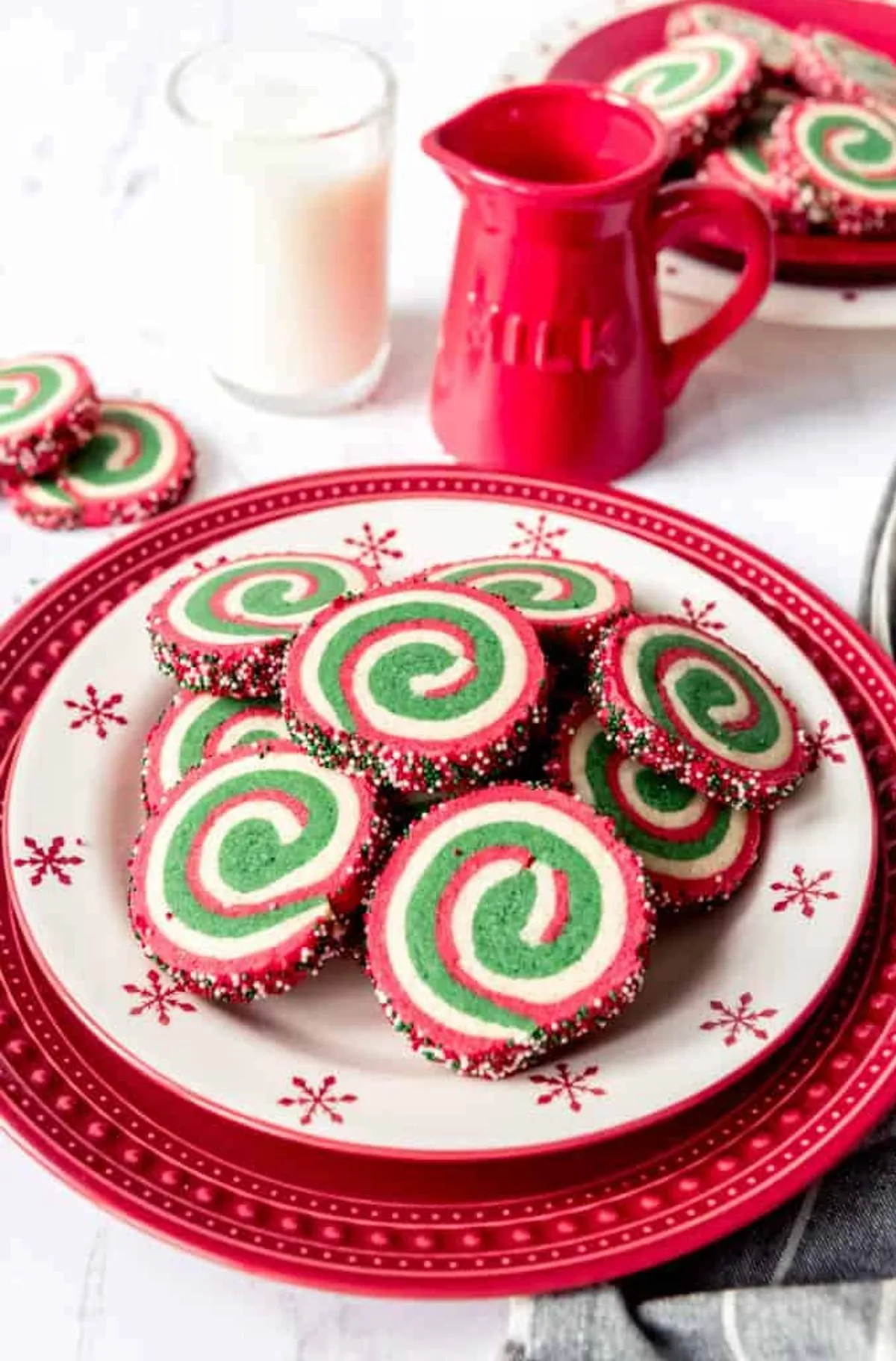 Christmas Pinwheel Cookies