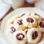 Raspberry Almond Shortbread Cookies