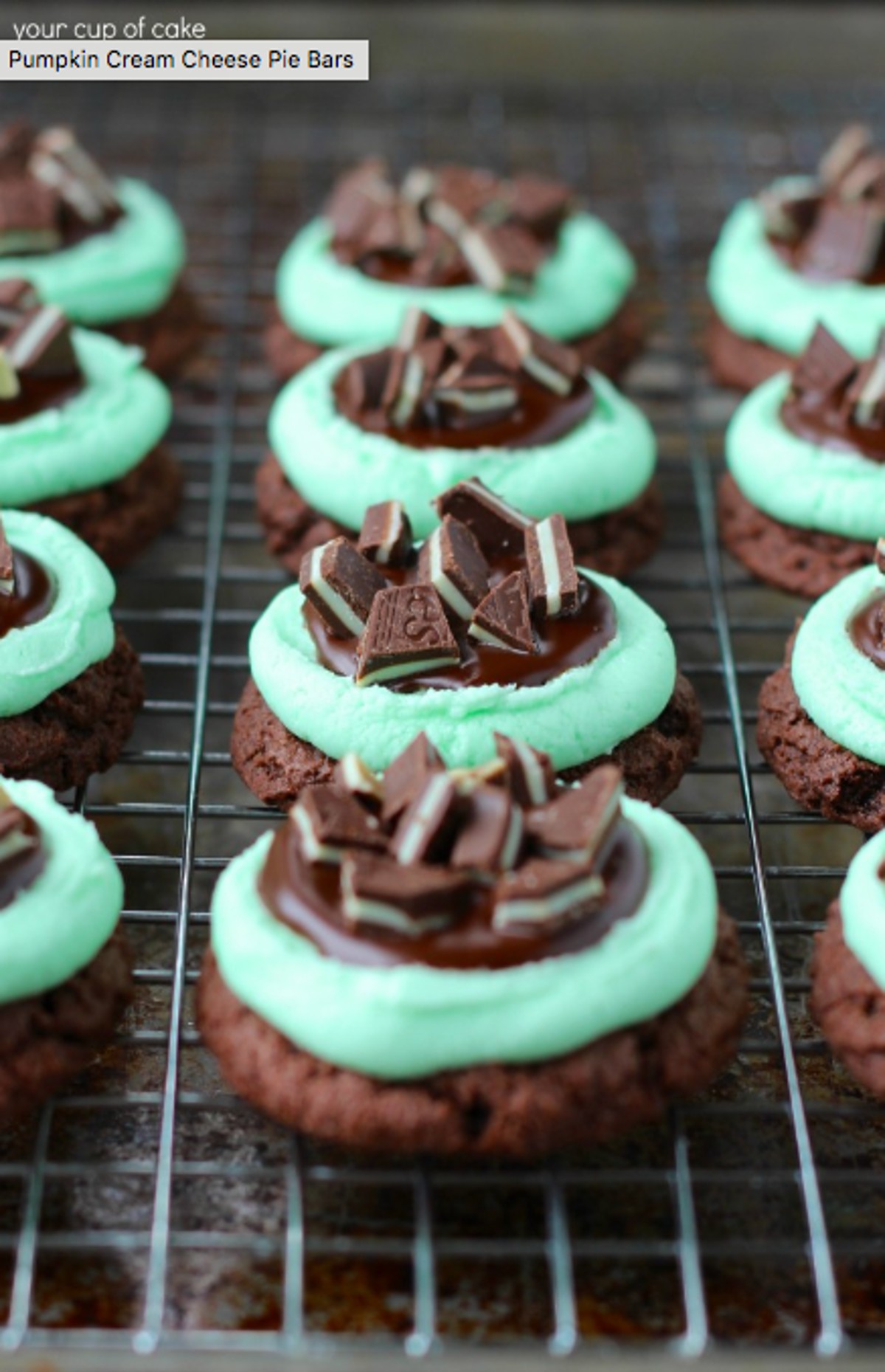 ULTIMATE GRASSHOPPER COOKIES WITH ANDES MINTS
