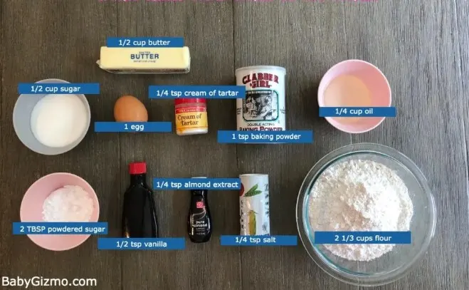 sugar cookie ingredients