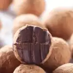 dark chocolate truffles