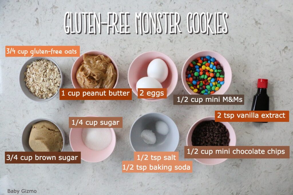 Gluten Free Monster Ingredients