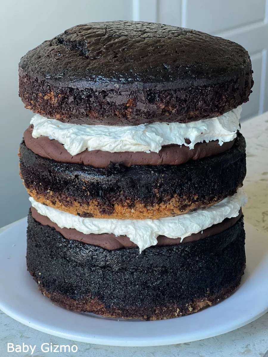 3 layer smores cake