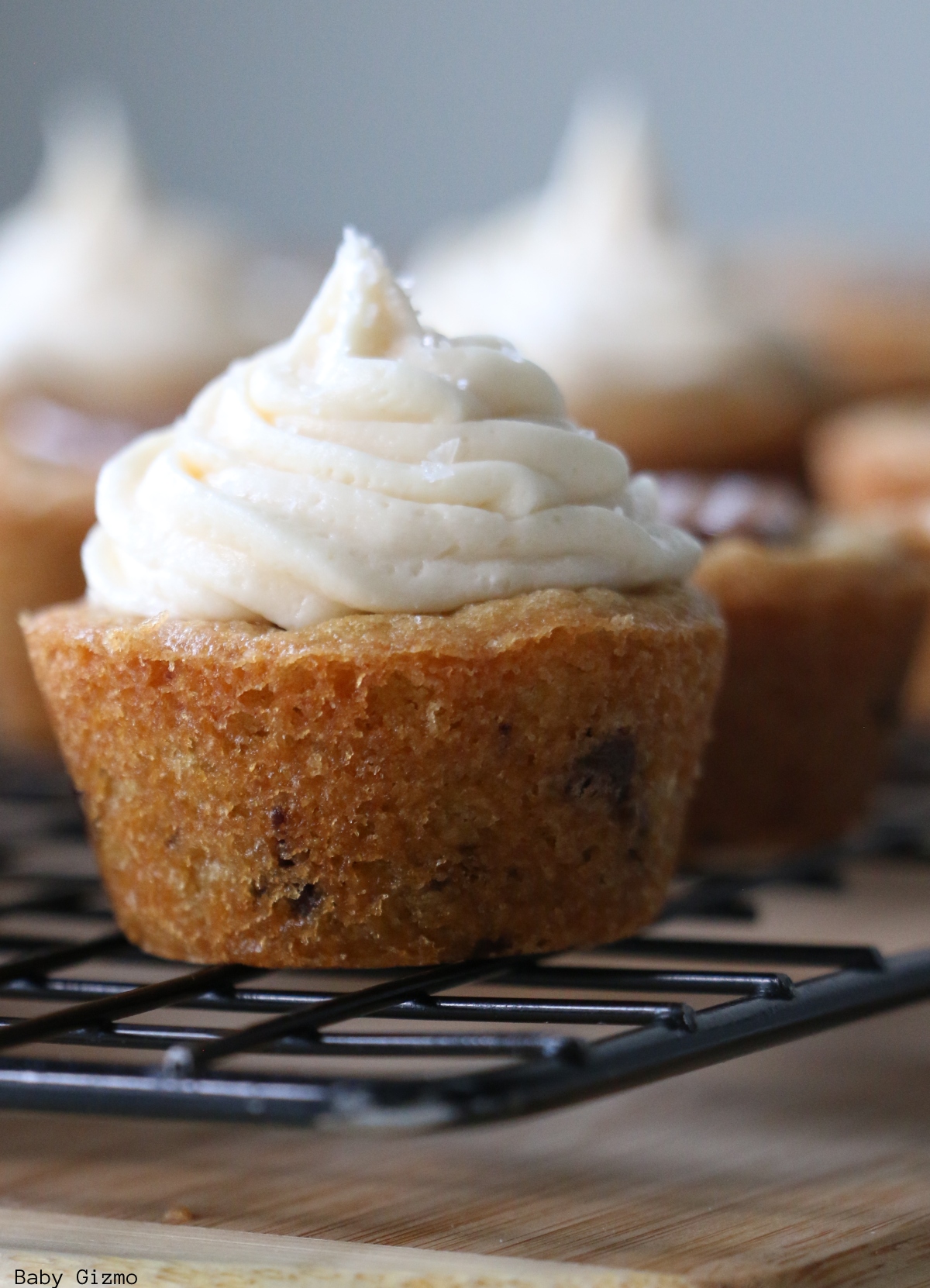 Snicker Cookie Cups with Frosting