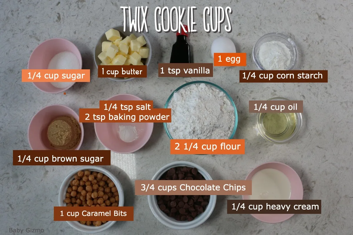 twix cookie cups