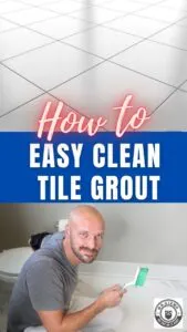 How to clean tile grout Pin