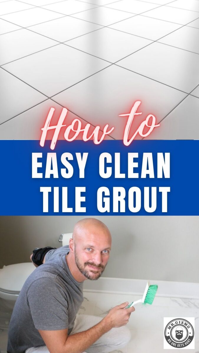 How to Clean TILE GROUT FAST with NO Harsh Chemicals Baby Gizmo