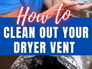 how to clean out vent to dryer