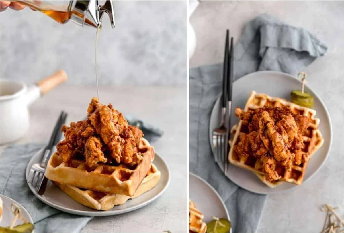 Southern Fried Chicken and Waffles