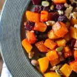 MAPLE ROASTED BUTTERNUT SQUASH AND BEETS