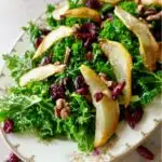 Roasted Pear, Walnut, and Cranberry Salad