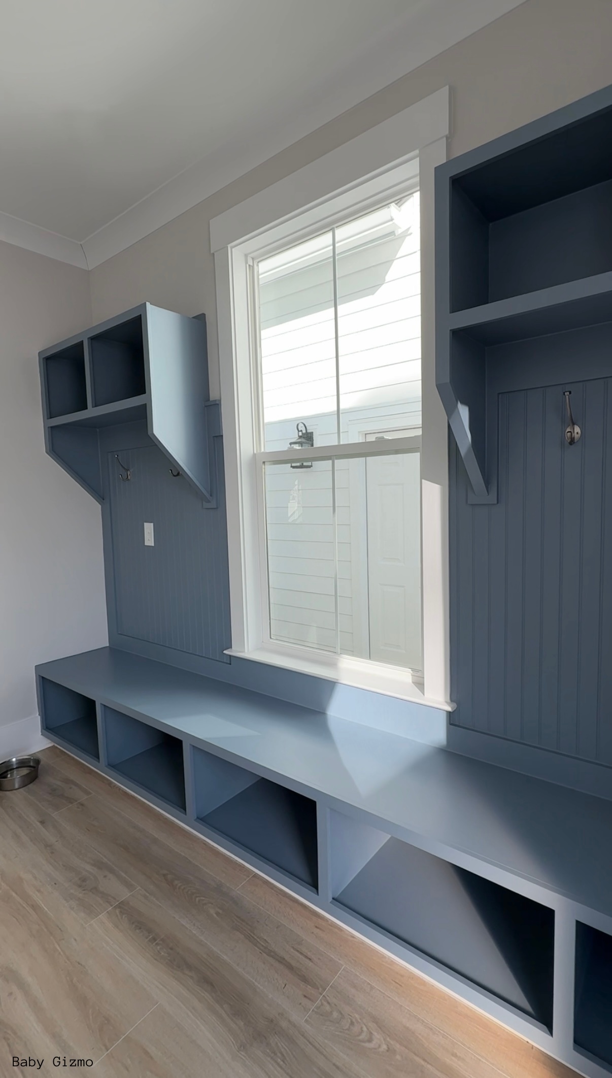 Mudroom Makeover with Paint