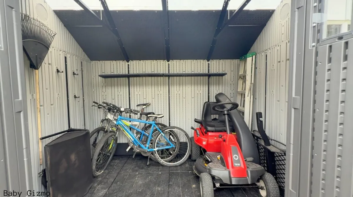 lifetime storage shed inside shed