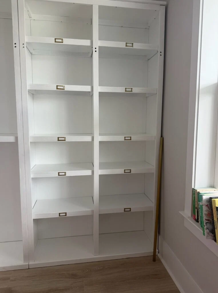 DIY Bookshelf Paint Job