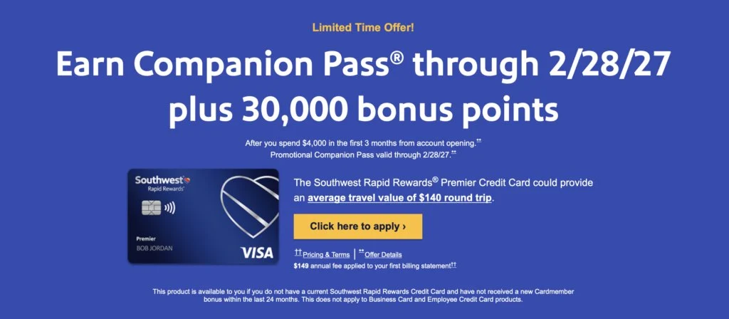 Southwest Premier Card