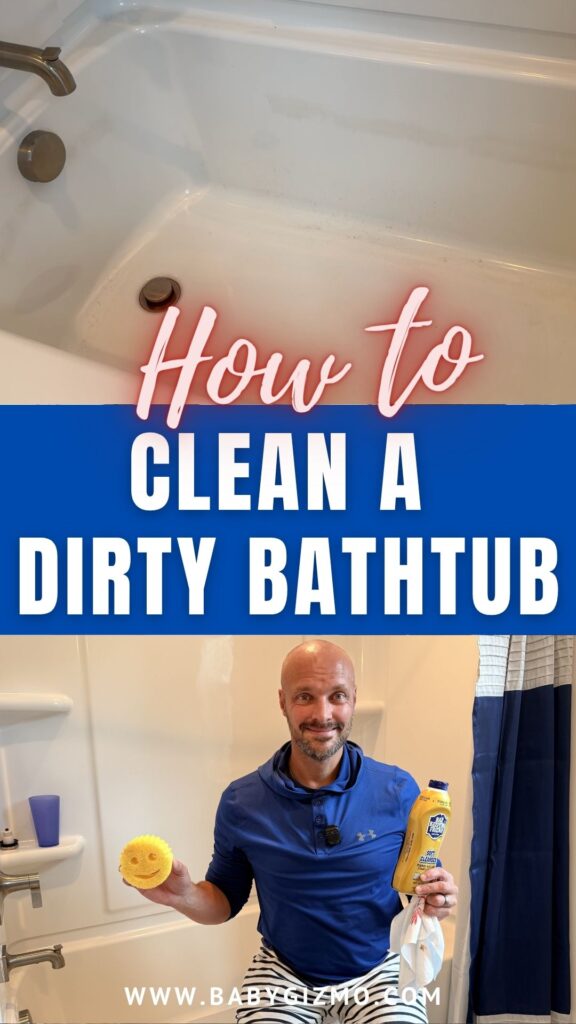 how to clean a bathtub pinterest photo