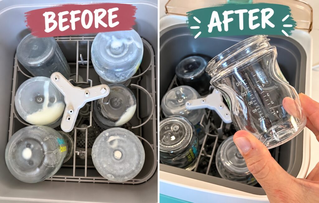 Bottle Washer Before and After